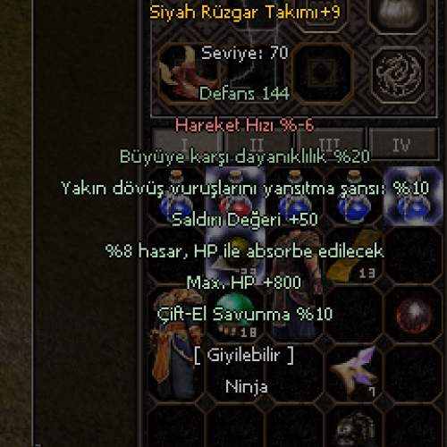  +9 NİNJA ÇELİĞİ SATİLİR
